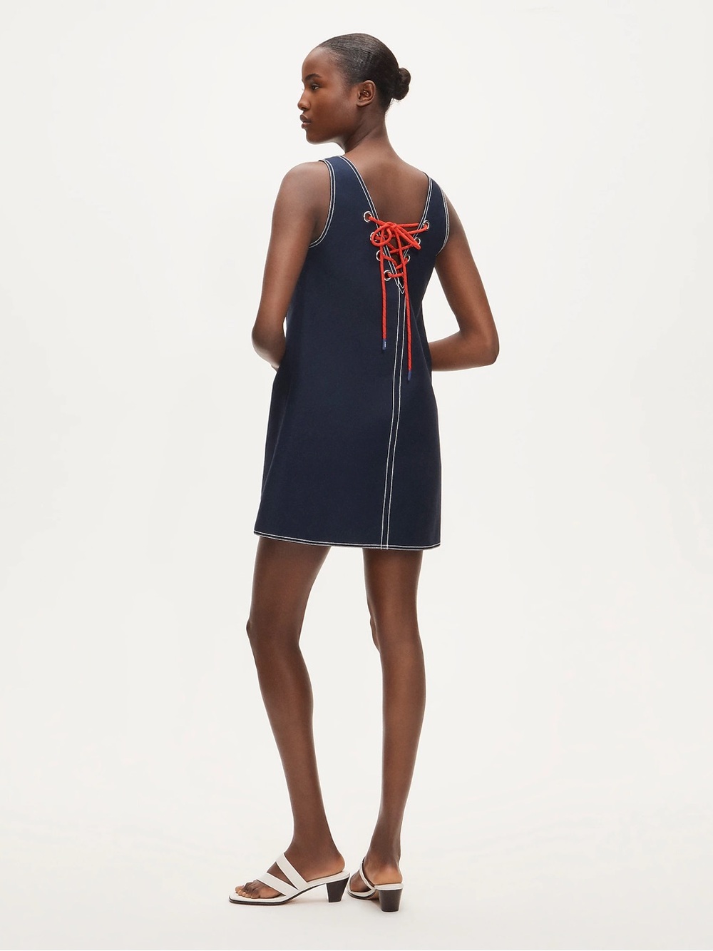 Billie dress in double cotton poplin